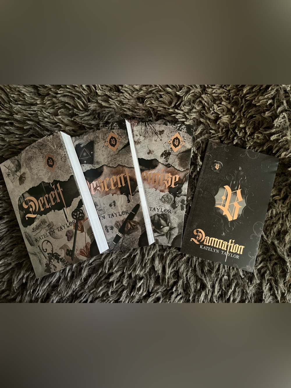 Gallows Hill & Damnation by Katelyn Taylor - TMB Special Edition Paperback Books
